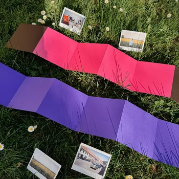 Fotoalbum Fotoalbum Instantně Leporelo 16 x 19 cm Barva listů: Fialová