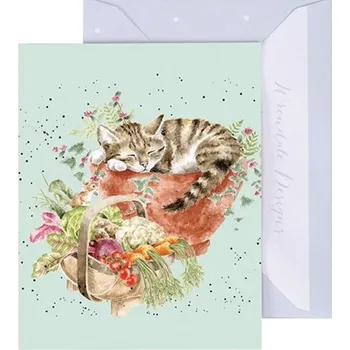 Wrendale Designs Dárková kartička Wrendale Designs "Purrfect Day" - Kočka