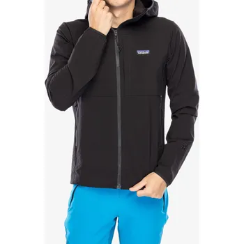 Pánská softshellová bunda Softshellová bunda Patagonia R1 TechFace Hoody - black