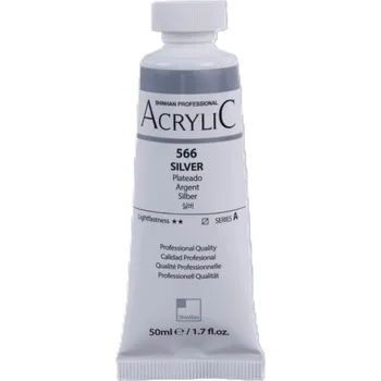 Vodová barva ShinHan Akrylová barva 50 ml Silver 566