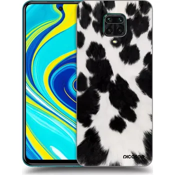 Pouzdro na mobilní telefon Picasee silikonový průhledný obal pro Xiaomi Redmi Note 9S - Black Moo