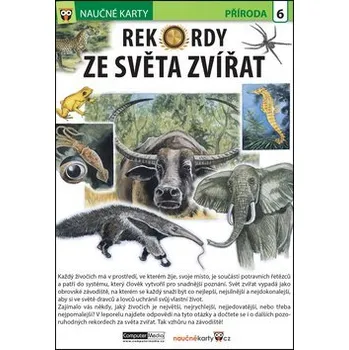 Bystrá hlava Rekordy ze světa zvířat - Naučné karty