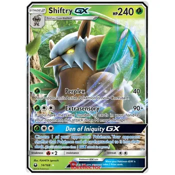Karetní hra Pokémon TCG Shiftry GX 14/168