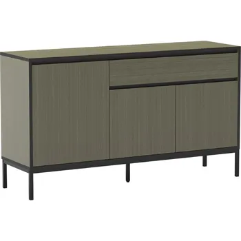 Komoda Marckeric Zelená lakovaná komoda Lorenza 140 x 40 cm