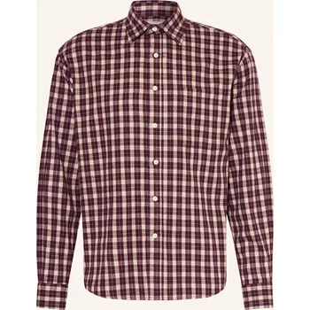 Pánská košile Nn.07 Pánská Flanelová Košile Deon Comfort Fit, tmavě červená...