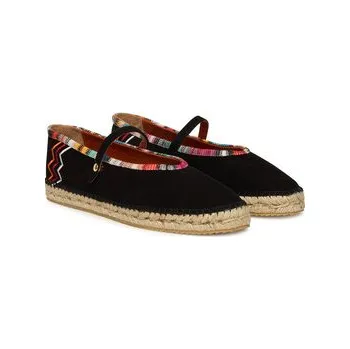 Dámské baleríny Espadrilky M Missoni Lola MWB012_001 Černá 37