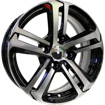 Alu kolo Alu kola Racing Line A5017, 17x7 4x108 ET25, černá + leštění