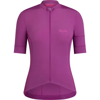 cyklistický dres Rapha Women's Rapha Jersey - Amethyst/Rosebud XS