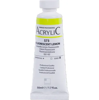 Speciální výtvarná barva ShinHan Akrylová barva 50 ml Fluorescent Lemon 573