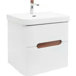 Swiss aqua technologies Koupelnová skříňka s umyvadlem a baterií SAT Fusion 57,5x53x45 cm bílá matná mat SATFUSION260WMWBA