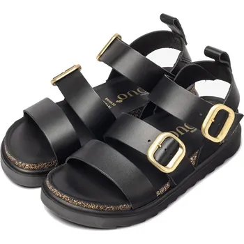 Dámské sandále Dámské kožené sandály Tunez-127 Yokono černá Barva: černá, Velikost: 36