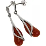 Zlatnictví Helios Stříbrné náušnice Avanturín