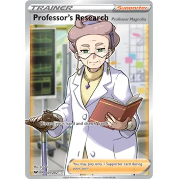 Karetní hra Pokémon TCG Professor's Research 201/202 (Professor Magnolia)