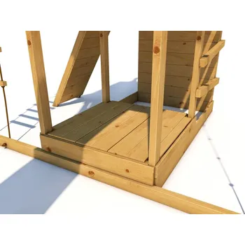 Pískoviště DŘEVĚNÉ VÍKO na pískoviště pro hřiště Velký pirát Jack, Lady, Nick a Miss