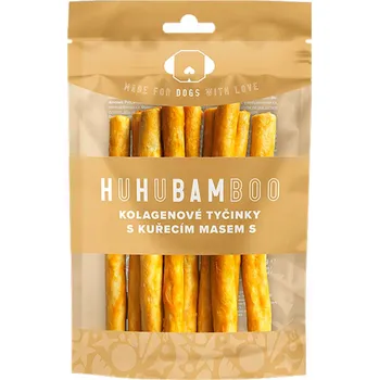 Pamlsek pro psa Huhubamboo Kuřecí kolagen stick S 10 ks