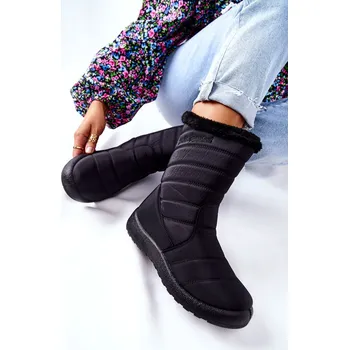 Dámská zimní obuv Boto Vysoké Dámské Sněhule Luxina Černá 41