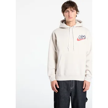 Pánská mikina Mikina Nike Solo Swoosh Men's Fleece Hoodie Lt Orewood Brn L