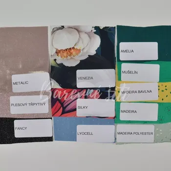 Vzorník Tkaniny a letní materiály (E)