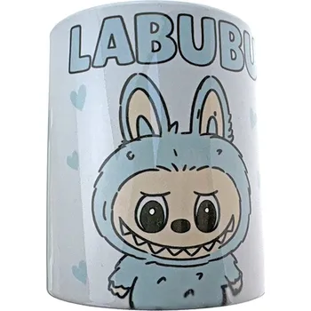Hrnek Labubu 325 ml - Modrý nápis