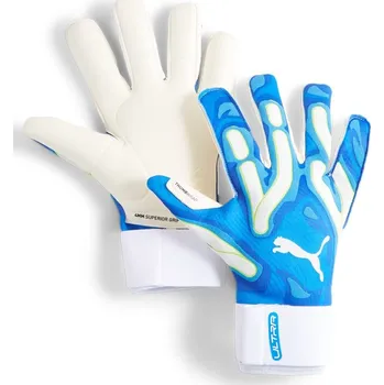 Brankářské rukavice Brankářské rukavice Puma Unisex Ultra Ultimate Hybrid Blue-White 8,5