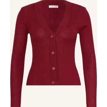 Dámský svetr Rich & Royal Dámský Pletený Kardigan, tmavě červená, 42