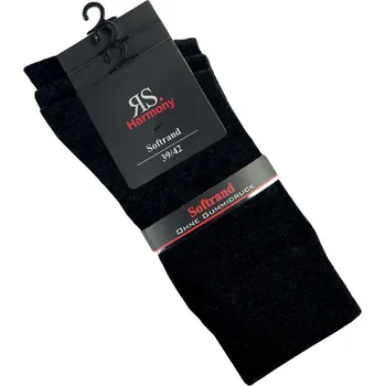 Pánské ponožky RS klasické pánské bavlněné jednobarevné elastické ponožky s jemným svěrem mix1 43-46