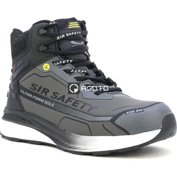 Pracovní obuv SIR Journey S3 Black/Grey šedá pánská pracovní obuv 44