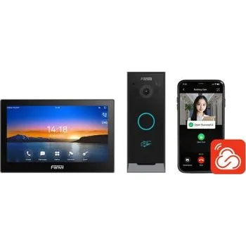 Grandstream Fanvil VIK-01, video interkom kit (dotyková stanice i504W + interkom i60 + app), Wi-Fi, 7'', PoE VIK-01