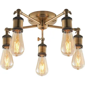 Bodové svítidlo Endon 97244 - Bodové svítidlo HAL 5xE27/40W/230V mosaz