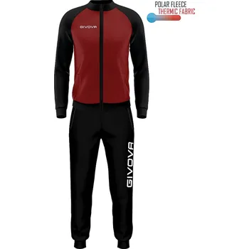 Moto kalhoty Sportovní souprava GIVOVA Cuba Burgudy-Black 4XL