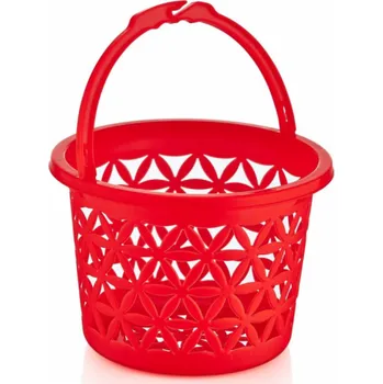 Kolíček na prádlo Košík na kolíčky kulatý 20x14cm barva plast