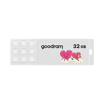 USB flash disk Goodram USB flash disk, USB 2.0, 32GB, UME2, UME2, bílý, UME2-0320W0R11-V, VALENTINE (UME2-0320W0R11-V)