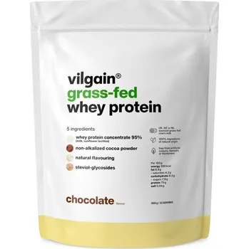 Protein Vilgain Grass-Fed Whey Protein - 1000 g čokoláda