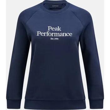 Dámská mikina MIKINA PEAK PERFORMANCE W ORIGINAL CREW BLUE SHADOW