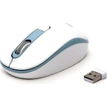Myš OMEGA MOUSE WIRELESS1000/1200/1600 DPI WHITE-BLUE (OM220WB)