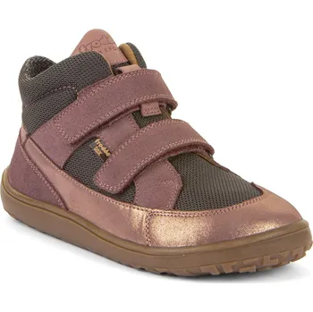 Dětská treková obuv FRODDO dětská barefoot kotníková obuv UP TEX G3110268-8 grey/pink Velikost: 26