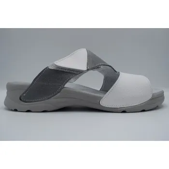 Dámské pantofle MEDISTYLE dámský pantofel Dita šedo/bílá Velikost: 37