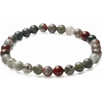 Náramek Heliotrop náramek z korálků 6 mm obvod cca 16 až 22 cm