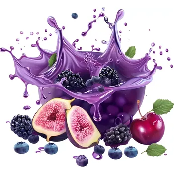 Samolepící dekorace UV samolepka mix letní ovoce 7x7 cm (UV samolepka se zeleninou a ovocem)