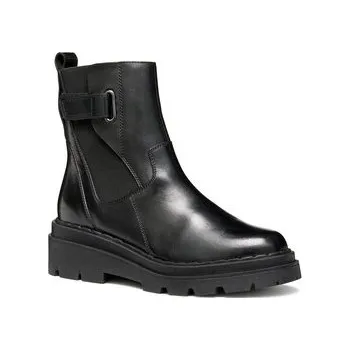 Dámské kozačky Polokozačky Geox D Felleny D56XEC 00043 C9999 Černá 41