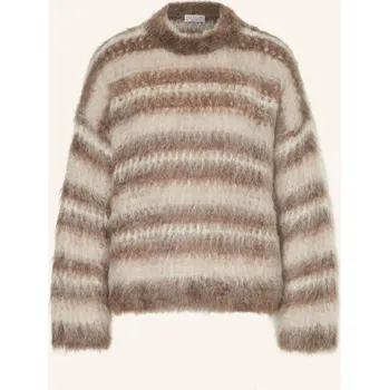 Dámský svetr Brunello Cucinelli Dámský Mohérový Svetr, béžová / krémová, 36