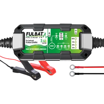 Nabíječka autobaterie FULBAT Nabíječka akumulátorů FULLOAD F4 2A (5 pcs) (vhodné také pro lithiové baterie) (Chytrá nabíječka baterií FULLOAD F4 - Charger 2-4A)