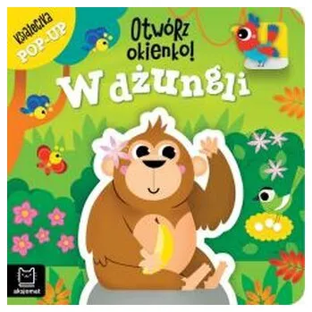 První čtění Otwórz okienko! W dżungli. Książeczka pop-up - Anna Podgórska