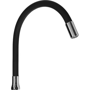 Aqualine Flexibilní výtokové ramínko k baterii, 470mm, 3/4 ", černá mat, 43983