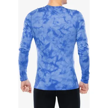 Pánské termoprádlo Funkční mikina Icebreaker Merino 200 Oasis LS Crewe Cloud Dye - baja/brilliant/cd