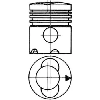 Auto-moto Píst KOLBENSCHMIDT 91395720