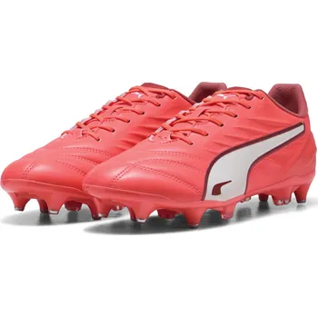 Kopačky PUMA Unisex boty regular fit King Pro MxSG PUMA 43 BÍLÁ|ČERVENÁ