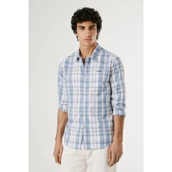 Pánská košile Pepe Jeans Pánská košile CRISLER Barva: modrá, Velikost: XXL
