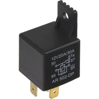 Relé PŘEPÍNACÍ relé 12V, 20A/30A s diodou - 46036