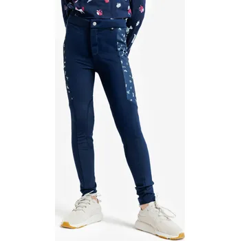 Jezdecké kalhoty FOUGANZA Dětské zimní hřejivé rajtky 100 Warm 10 LET MODRÁ|ZELENÁ